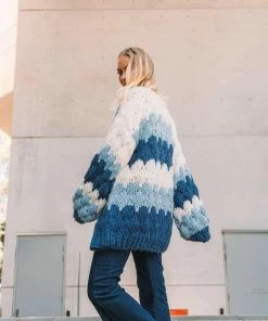 PAPER HEART Knitwear Blue Skies Cardigan (HANDMADE)
