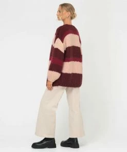 PAPER HEART Layara Cardigan - Wine Long Sleeve Tops 9 PAPER HEART Layara Cardigan - Wine Long Sleeve Tops