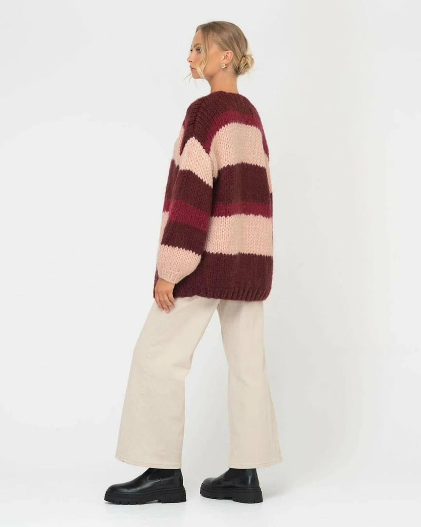 PAPER HEART Layara Cardigan - Wine Long Sleeve Tops 4 PAPER HEART Layara Cardigan - Wine Long Sleeve Tops