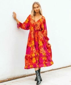 LABEL OF LOVE Dresses Soleil Maxi Dress - Sunburst