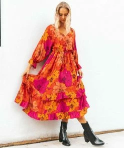 LABEL OF LOVE Dresses Soleil Maxi Dress - Sunburst