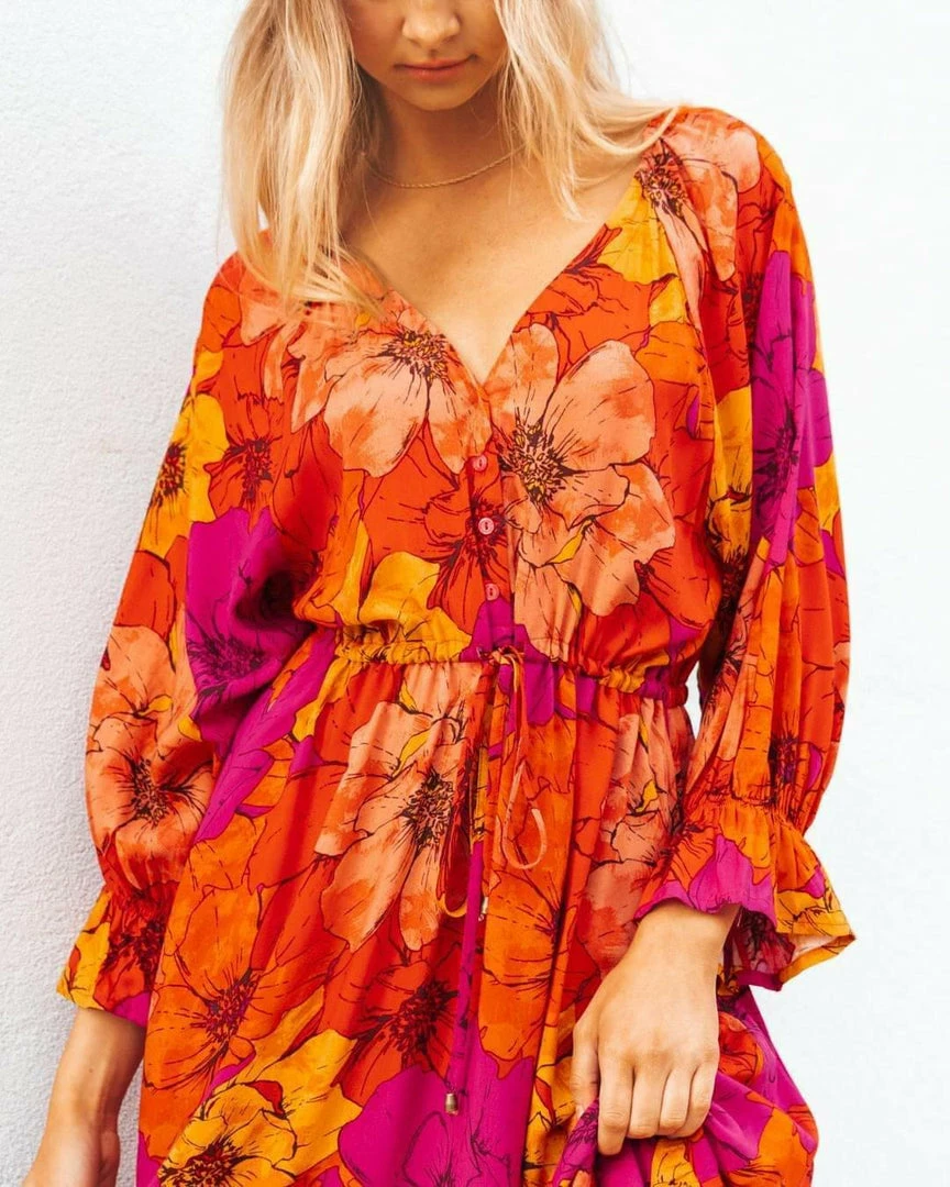 LABEL OF LOVE Dresses Soleil Maxi Dress - Sunburst 3 LABEL OF LOVE Dresses Soleil Maxi Dress - Sunburst