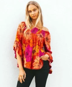 LABEL OF LOVE Tops Soleil Top - Sunburst