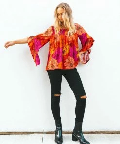 LABEL OF LOVE Tops Soleil Top - Sunburst