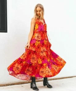 LABEL OF LOVE Dresses Soleil Sun Maxi Dress - Sunburst
