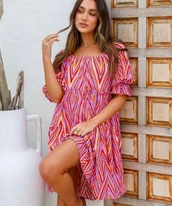 LABEL OF LOVE Mimi Mini Dress - Multi Dresses