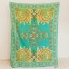 KAILANI THE LABEL All Home & Gift Oceania Throw Rug In Summer Green & Sea Blue