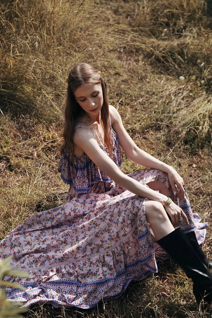 Tulle And Batiste Jolie Maxi Dress - Dawn Pink - Preorder 8 Tulle And Batiste Jolie Maxi Dress - Dawn Pink - Preorder