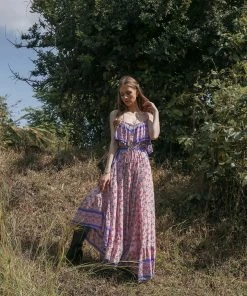 Tulle And Batiste Jolie Maxi Dress - Dawn Pink - Preorder