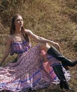 Tulle And Batiste Jolie Maxi Dress - Dawn Pink - Preorder 10 Tulle And Batiste Jolie Maxi Dress - Dawn Pink - Preorder