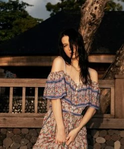 Tulle And Batiste Jolie Maxi Dress - Lavender Grey - Preorder