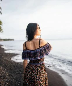 Tulle And Batiste Jolie Maxi Dress - Moonless Night - Preorder Dresses