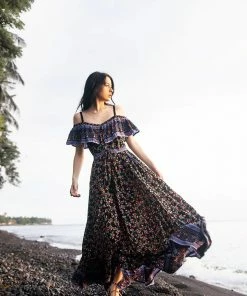 Tulle And Batiste Jolie Maxi Dress - Moonless Night - Preorder Dresses