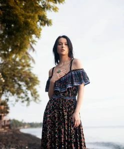 Tulle And Batiste Jolie Maxi Dress - Moonless Night - Preorder Dresses