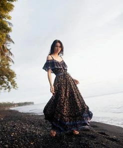 Tulle And Batiste Jolie Maxi Dress - Moonless Night - Preorder Dresses