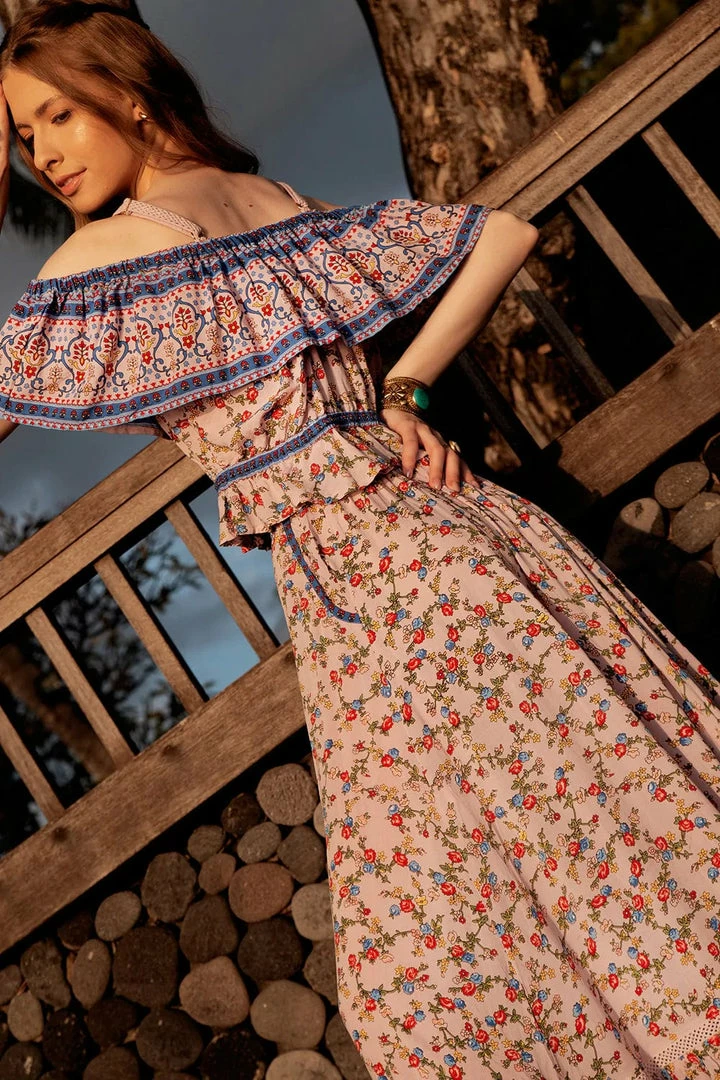 Tulle And Batiste Jolie Maxi Skirt - Dawn Pink - Preorder Bottoms 7 Tulle And Batiste Jolie Maxi Skirt - Dawn Pink - Preorder Bottoms