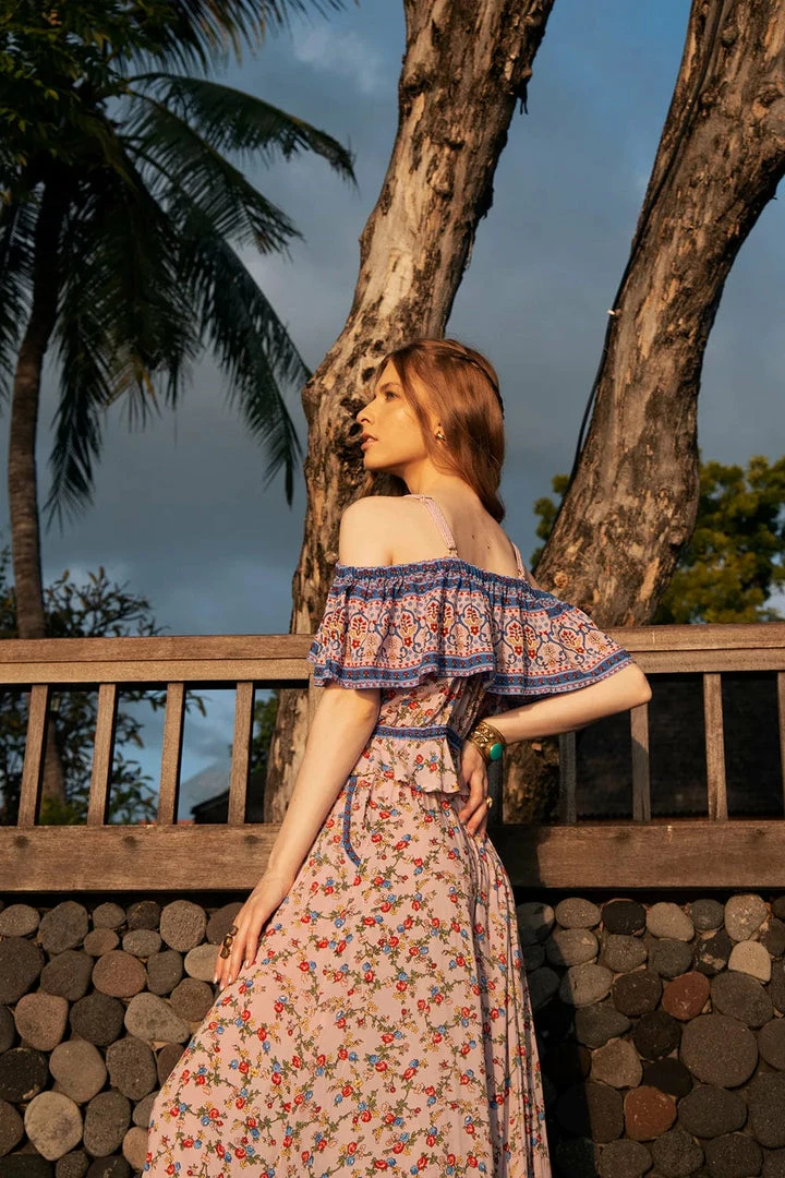 Tulle And Batiste Jolie Maxi Skirt - Dawn Pink - Preorder Bottoms 5 Tulle And Batiste Jolie Maxi Skirt - Dawn Pink - Preorder Bottoms