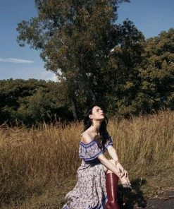 Tulle And Batiste Jolie Maxi Skirt - Lavender Grey - Preorder