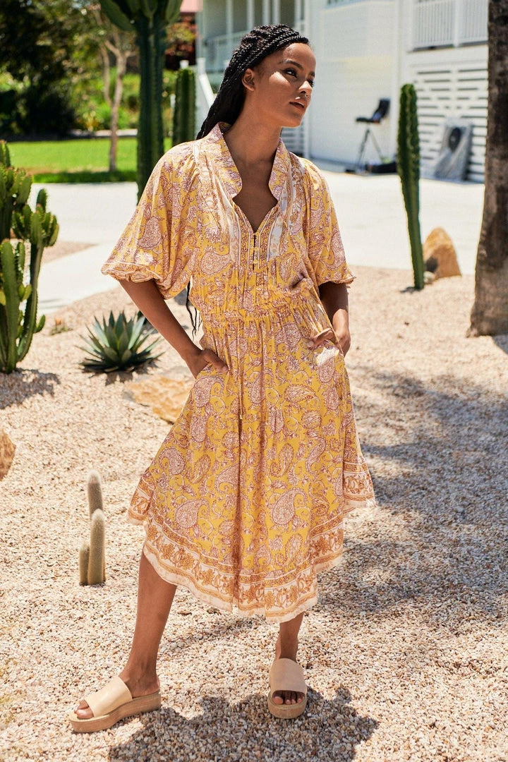 Jaase Dresses Jasmine Midi Dress - Elodie 5 Jaase Dresses Jasmine Midi Dress - Elodie