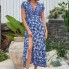 Jaase Dresses Shirley Maxi Dress - Waves