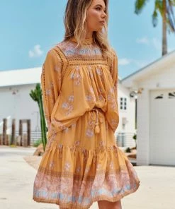 Jaase Mini Skirts Addie Mini Skirt - Mango Paper Crane 24 Jaase Mini Skirts Addie Mini Skirt - Mango Paper Crane