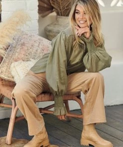 Jaase Tops Archie Top - Khaki