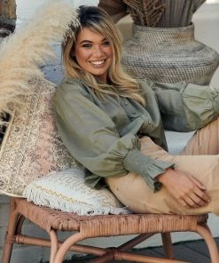 Jaase Tops Archie Top - Khaki