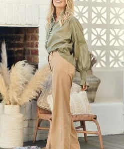 Jaase Tops Archie Top - Khaki