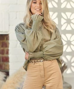 Jaase Tops Archie Top - Khaki