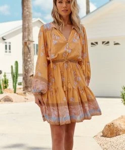 Jaase Bali Mini Dress - Mango Paper Crane Dresses
