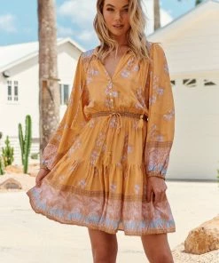 Jaase Bali Mini Dress - Mango Paper Crane Dresses