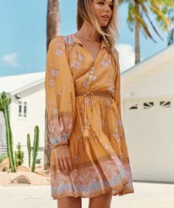 Jaase Bali Mini Dress - Mango Paper Crane Dresses