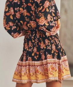 Jaase Becca Mini Skirt - Black Pheonix