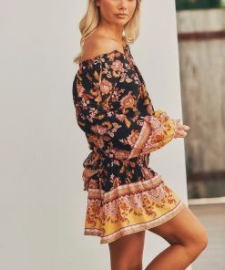 Jaase Becca Mini Skirt - Black Pheonix