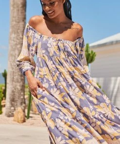 Jaase Blossom Midi Dress - Ray