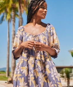 Jaase Blossom Midi Dress - Ray