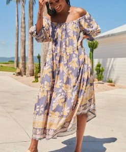 Jaase Blossom Midi Dress - Ray