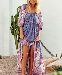 Jaase Blossom Midi - Blu Dresses