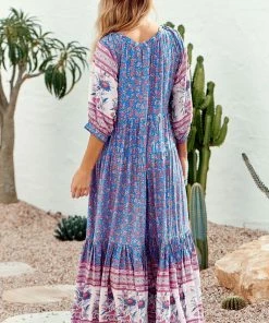 Jaase Blossom Midi - Blu Dresses