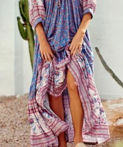 Jaase Blossom Midi - Blu Dresses