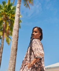 Jaase Dresses Blossom Midi Dress - Quartz