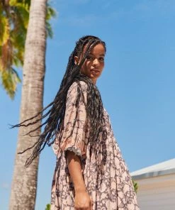 Jaase Dresses Blossom Midi Dress - Quartz