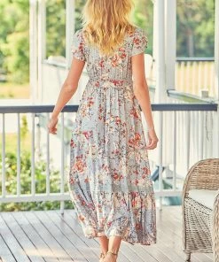 Jaase Dresses Carmen Maxi Dress - Orange Blossom