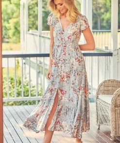 Jaase Dresses Carmen Maxi Dress - Orange Blossom