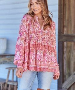 Jaase Tops Casey Blouse - Leena 17 Jaase Tops Casey Blouse - Leena