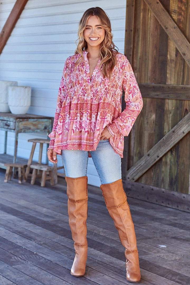 Jaase Tops Casey Blouse - Leena 7 Jaase Tops Casey Blouse - Leena