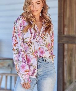 Jaase Danni Blouse - White Acadia