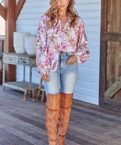 Jaase Danni Blouse - White Acadia