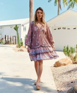 Jaase Dresses Duke Mini Dress - Chocolate Paper Crane