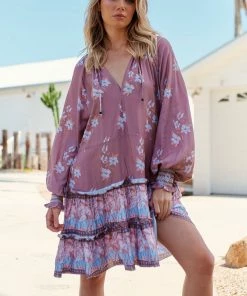 Jaase Dresses Duke Mini Dress - Chocolate Paper Crane